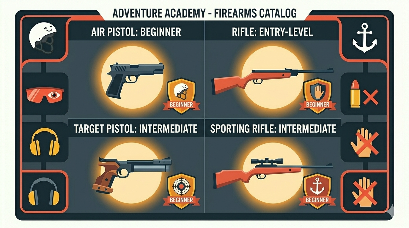 Beginner-Friendly Firearms at Shooting Ranges