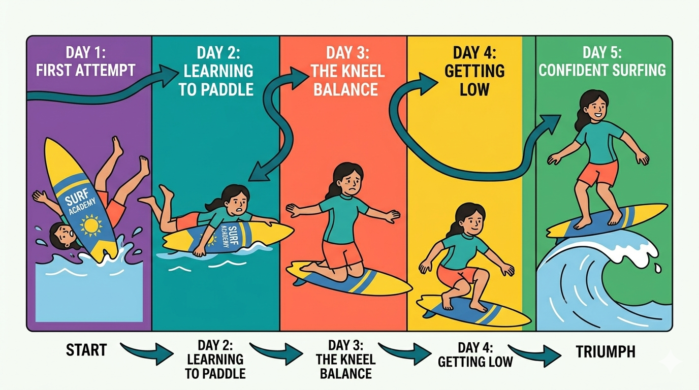 5-Day Surfing Beginner Guide